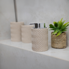 Dozownik na mydło SANO beżowy